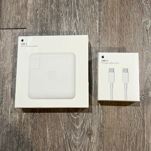 Apple USB-C 87 W Power Adapter and Charge Cable